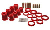 Energy Suspension - Energy Suspension 84-01 Jeep Cherokee/Wagoneer/Comanche 4WD Red Front Control Arm Bushings - Image 1