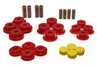 Energy Suspension - Energy Suspension 97-06 Jeep Wrangler TJ Red Rear Control Arm Bushings (Must reuse OEM Outer Shells) - Image 1