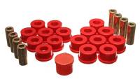 Energy Suspension - Energy Suspension Control Arm Bushings - Rear - Red - Image 1