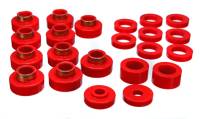 Energy Suspension - Energy Suspension Cj5-7 Body Mounts - Red - Image 1