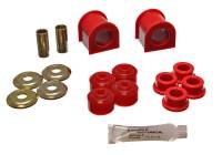 Energy Suspension - Energy Suspension 93-98 Jeep Grand Cherokee Complete Red Frt Sway Bar Bushing Set w/End Link Bushing - Image 3