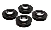 Energy Suspension - Energy Suspension 97-06 Jeep Wrangler TJ / 84-01 Cherokee Black Fr/Rear Coil Lift Isolator Set of 4 - Image 1