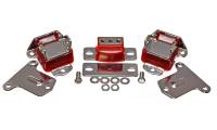 Energy Suspension - Energy Suspension 69-71 Camaro / 70-73 Monte Carlo Red Motor and Transmision Mounts; Chrome Finish - Image 2