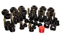 Energy Suspension - Energy Suspension 81-87 Chevy/GMC 4WD (w/ Aftermarket Frt Springs) Blk Hyper-flex Master Bushing Set - Image 1