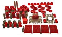 Energy Suspension - Energy Suspension 67-79 GM Camaro / Firebird w/ Multi Leaf Springs Red Hyper-Flex Master Bushing Set - Image 1