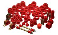 Energy Suspension - Energy Suspension 92-97 Chevy Suburban 4WD Red Hyper-flex Master Bushing Set - Image 1