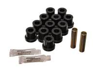 Energy Suspension - Energy Suspension 55 Chevy Bel Air Black Rear Leaf Spring Bushing Set - Image 1