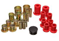 Energy Suspension 73-74 Camaro / 73 GrandAm/GrandPrix Red Control Arm Bushing Set - Complete Set