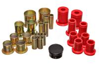 Energy Suspension - Energy Suspension 73-74 Camaro / 73 GrandAm/GrandPrix Red Control Arm Bushing Set - Complete Set - Image 3