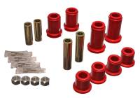 Energy Suspension - Energy Suspension 01-06 GM Silverado C2500 HD 2WD/K2500 HD 4WD Red Front End Control Arm Bushing Set - Image 1