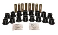 Energy Suspension - Energy Suspension 94-06 Hummer H1 Black Front & Rear End Control Arm Bushing Set - Image 1