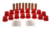 Energy Suspension - Energy Suspension 94-06 Hummer H1 Red Front & Rear End Control Arm Bushing Set - Image 1