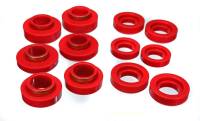 Energy Suspension - Energy Suspension GM Red Body to Frame Mount and Radiator Support Bushing Set - Image 1