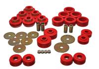 Energy Suspension - Energy Suspension 92-97 GM Denali XL/Blazer/Yukon XL 4WD Red Body Mount Set - Image 1