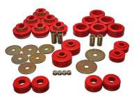 Energy Suspension - Energy Suspension 92-97 GM Denali XL/Blazer/Yukon XL 4WD Red Body Mount Set - Image 3