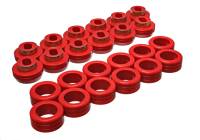 Energy Suspension - Energy Suspension Gm Body Mount Set - Red - Image 2