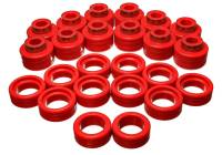 Energy Suspension - Energy Suspension 92-99 GM Denal XL/Suburban 2WD/Yukon XL 2WD Red Body (Cab) Mount Set - Image 2