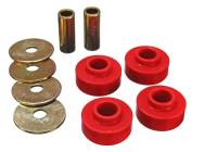 Energy Suspension - Energy Suspension 89-97 Ford Thunderbird / 99-04 Mustang Cobra Red Differential Carrier Bushings - Image 1