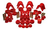 Energy Suspension - Energy Suspension 73-79 Ford F-150 Pickup w/ 2 Degree C-Bushing Red Hyper-Flex Master Bushing Set - Image 1