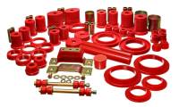 Energy Suspension - Energy Suspension 94-95 Ford Mustang Red Hyper-flex Master Bushing Set w/ V-8 - Image 1