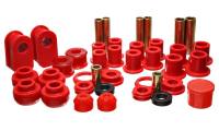 Energy Suspension - Energy Suspension 92-06 Ford E-250/E-350 Van 2WD Red Hyper-flex Master Bushing Set - Image 1