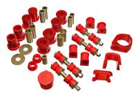 Energy Suspension - Energy Suspension 97-01 Ford Escort/ZX2 Red Hyper-flex Master Bushing Set - Image 1