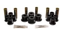 Energy Suspension - Energy Suspension 8/81-96 Ford F100/F150 2WD Black Rear Leaf Spring Bushing Set - Image 1