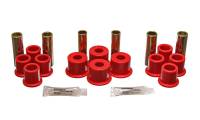 Energy Suspension - Energy Suspension 8/81-96 Ford F100/F150 2WD Red Rear Leaf Spring Bushing Set - Image 2