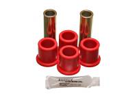 Energy Suspension - Energy Suspension 82-96 Ford F100/F150 2WD Red Rear Frame Shackle Bushing Set - Image 1