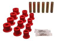 Energy Suspension - Energy Suspension Rear Spring Bushings - Red - Image 3