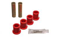 Energy Suspension - Energy Suspension 89-97 Ford Ranger Red Rear 2WD Frame Shackle Bushings Set - Image 1