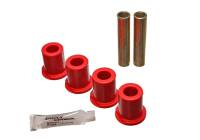 Energy Suspension - Energy Suspension 80-96 Ford Bronco / F150 / F250 / F350 Red Rear 4WD Frame Shackle Bushings Set - Image 1