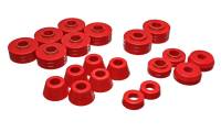 Energy Suspension - Energy Suspension Fd Bronco Body Mount Set - Red - Image 2