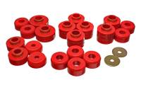 Energy Suspension - Energy Suspension 83-88 Ford Explorer/Bronco II 2WD / 84-90 Explorer/Bronco II 4WD Red Body Mount Se - Image 1