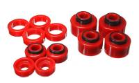 Energy Suspension - Energy Suspension 05-07 Ford F250/F350 2/4WD Red Body Mount Set - Image 1