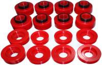 Energy Suspension - Energy Suspension 08-16 Ford F-250/F-350/F-450/F-550 Super Duty Crew Cab Red Body Mount Set - Image 1