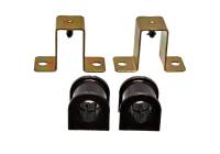 Energy Suspension - Energy Suspension 94-04 Ford Mustang Black 30mm Front Sway Bar Bushing Set-Reuse Outer Bracket - Image 1