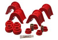 Energy Suspension - Energy Suspension 76-77 Ford Bronco/66-72 F-100/F-150 Red 4 Deg Offset Complete 14 Pc C-Bushing Set - Image 1