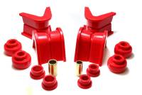 Energy Suspension - Energy Suspension 76-77 Ford Bronco/66-72 F-100/F-150 Red 7 Deg Offset Complete 14 Pc C-Bushing Set - Image 1