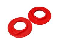 Energy Suspension 90-96 Ford F-150/Ford Bronco Front Coil Spring Isolator Set - Red