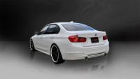 Corsa Performance - Corsa 2012-17 BMW 335i Sedan RWD F30 3in Polished Touring Dual Rear Single 3.5in Tip Cat-BackExhaust - Image 3