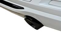 Corsa Performance - Corsa 2012-2017 BMW 335i Sedan RWD F30 3in Black Touring Dual Rear Single 3.5in Tip Cat-Back Exhaust - Image 2