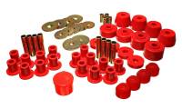 Energy Suspension - Energy Suspension 72-85 Dodge/Plymouth 1/2 & 3/4 Ton S/C Pickup Red Hyper-Flex Master Bushing Set - Image 2