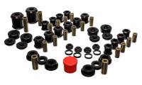 Energy Suspension - Energy Suspension 95-99 Mitsubishi Eclipse FWD/AWD Black Hyper-flex Master Bushing Set - Image 1