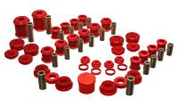 Energy Suspension - Energy Suspension 95-99 Mitsubishi Eclipse FWD/AWD Red Hyper-flex Master Bushing Set - Image 1