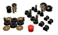 Energy Suspension - Energy Suspension 03-05 Mitsubishi Lancer EVO 8 Black Hyper-flex Master Bushing Set - Image 1