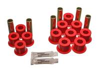 Energy Suspension - Energy Suspension Rear Spring Bushing Set - Red - Image 2