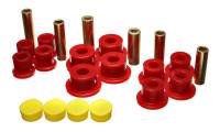 Energy Suspension - Energy Suspension 02-05 Dodge Ram 1500 2WD Red Rear Leaf Spring Bushing Set - Image 1