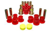 Energy Suspension - Energy Suspension 87-04 Dodge Dakota / 98-03 Durango 4WD Red Front End Control Arm Bushing Set - Image 1