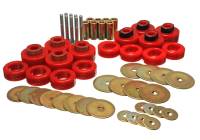 Energy Suspension - Energy Suspension Cab Mount Set - Club Cab - Red - Image 1